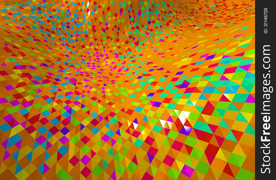 Abstract background made of colorful triangular surface. Abstract background made of colorful triangular surface