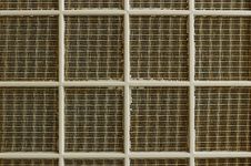 Closeup Of Air Filter From Air Conditioning Stock Images