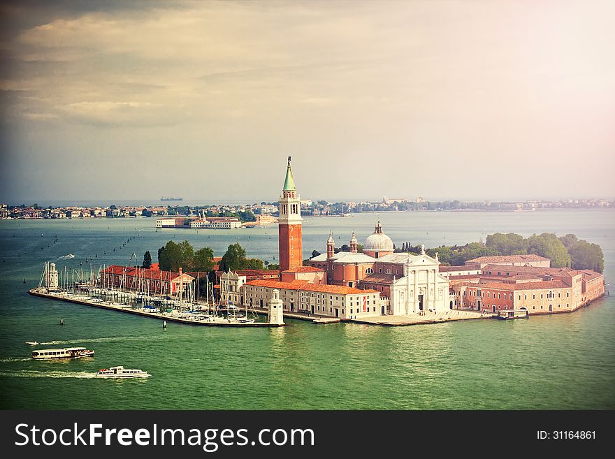 Beautiful San Giorgio island, Venice, Italy