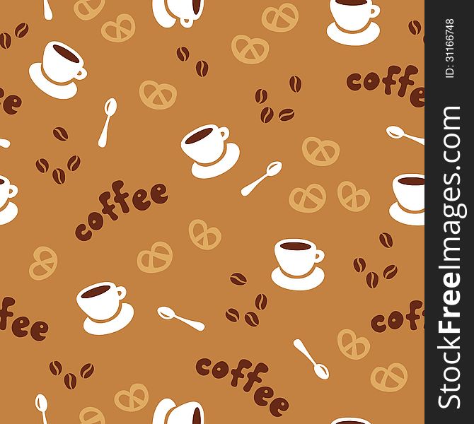 Coffee Seamless Pattern