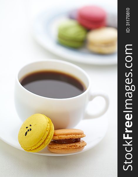 Macarons during the coffee break