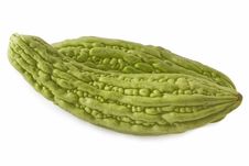 Bitter Melon (with Path) Royalty Free Stock Image