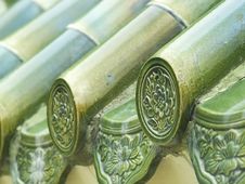 Chinese Roof Tiles Royalty Free Stock Photography Chinese Roof Tiles Royalty Free Stock Photography
