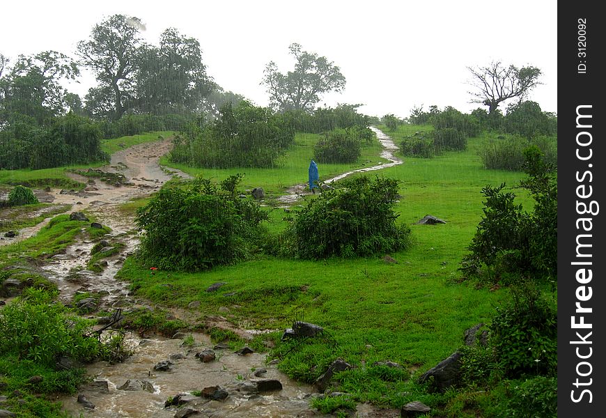 Scenery On Mountain Top