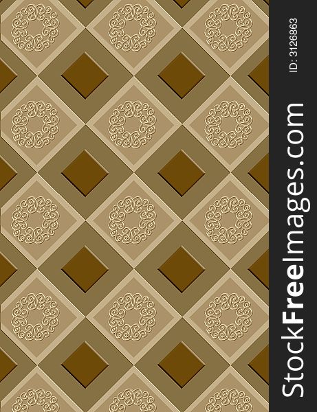A raised pattern of old world architectural ornamentation that are set in a tiled pattern. Perfect for wall covering, a ceiling, or for use as a scrapbook page. A raised pattern of old world architectural ornamentation that are set in a tiled pattern. Perfect for wall covering, a ceiling, or for use as a scrapbook page