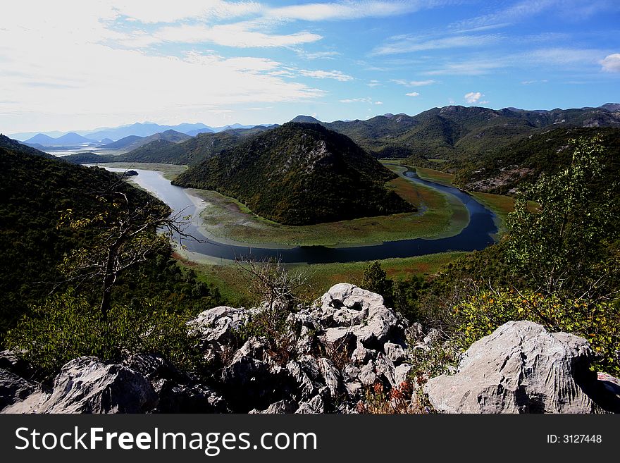 Skadar lake Montenegro nature wild beauty. Skadar lake Montenegro nature wild beauty