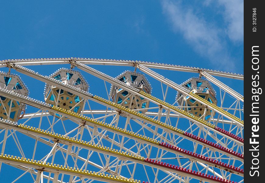 Ferris wheel in Dublin, Republic of Ireland