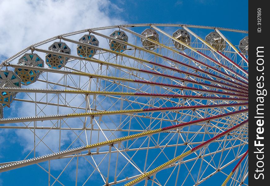 Ferris wheel in Dublin, Republic of Ireland