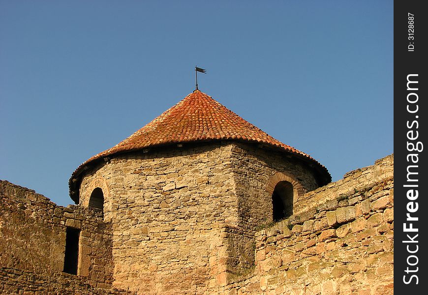 Castle and the blue sky