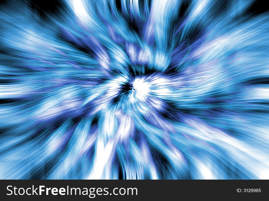 Abstract wavy tortile blue-violet background