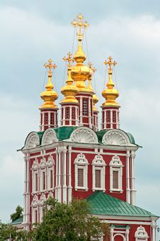 Church In The Novodevichy Monastery Royalty Free Stock Image Church In The Novodevichy Monastery Royalty Free Stock Image