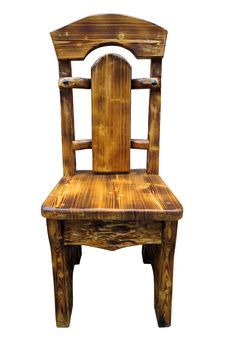 The Classical Cut Out Wooden Chair Royalty Free Stock Image