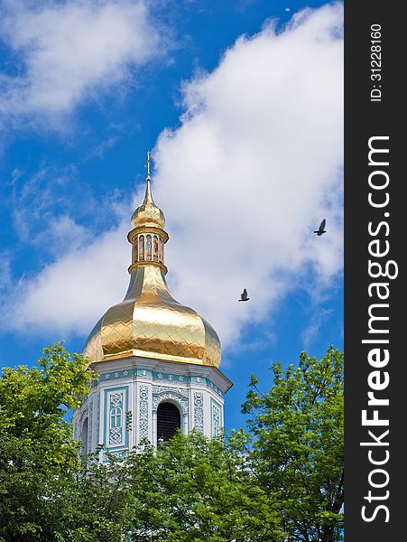 Saint Sophia's Cathedral Bell Tower Kiev Ukraine. Saint Sophia's Cathedral Bell Tower Kiev Ukraine