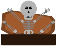 Coffin Surprise Royalty Free Stock Photos Coffin Surprise Royalty Free Stock Photos