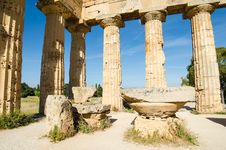 The Temple Of Hera &x28;Temple E&x29; At Selinunte, Sicily Stock Photography The Temple Of Hera &x28;Temple E&x29; At Selinunte, Sicily Stock Photography