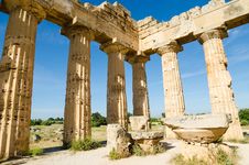 The Temple Of Hera &x28;Temple E&x29; At Selinunte, Sicily Stock Photo The Temple Of Hera &x28;Temple E&x29; At Selinunte, Sicily Stock Photo