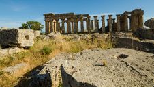 The Temple Of Hera &x28;Temple E&x29; At Selinunte, Sicily Royalty Free Stock Images The Temple Of Hera &x28;Temple E&x29; At Selinunte, Sicily Royalty Free Stock Images