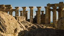 The Temple Of Hera &x28;Temple E&x29; At Selinunte, Sicily Stock Photo The Temple Of Hera &x28;Temple E&x29; At Selinunte, Sicily Stock Photo