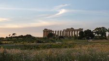 The Temple Of Hera &x28;Temple E&x29; At Selinunte, Sicily Stock Images The Temple Of Hera &x28;Temple E&x29; At Selinunte, Sicily Stock Images