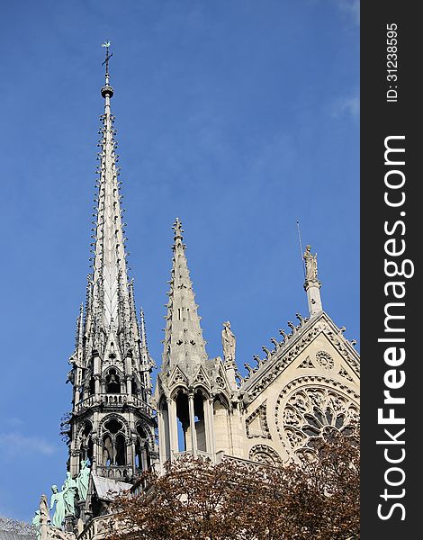 Notre Damme Cathedral, Paris, France. Notre Damme Cathedral, Paris, France