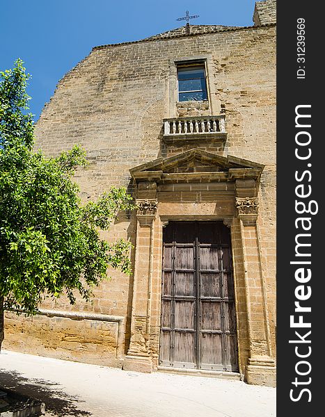 Church in Castelvetrano, Sicily, Italy