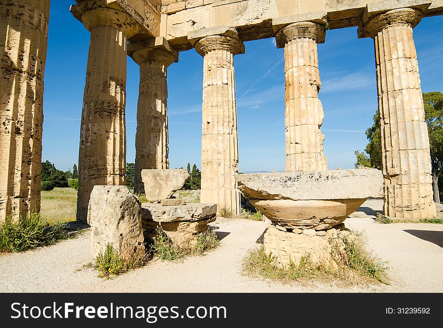 The Temple Of Hera &x28;Temple E&x29; At Selinunte, Sicily