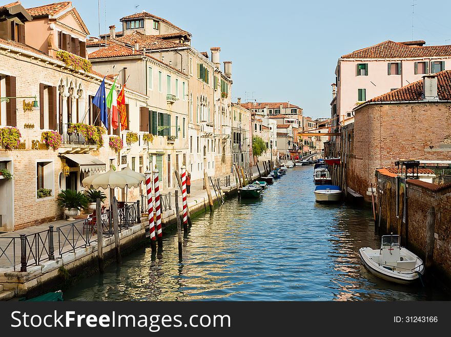 Views of the lagoon city of Venice. Views of the lagoon city of Venice