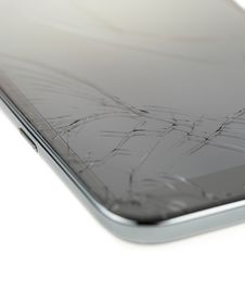 Broken Smart Phone Royalty Free Stock Photos