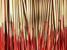 Incense With Red Stick Royalty Free Stock Images Incense With Red Stick Royalty Free Stock Images