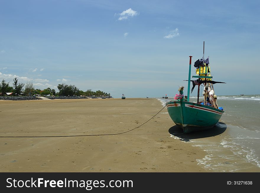 Fishing Boat On The Beach