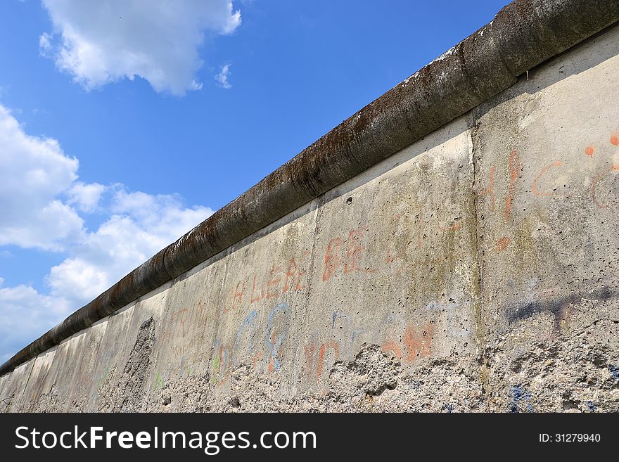 The remains of the Berlin Wall
