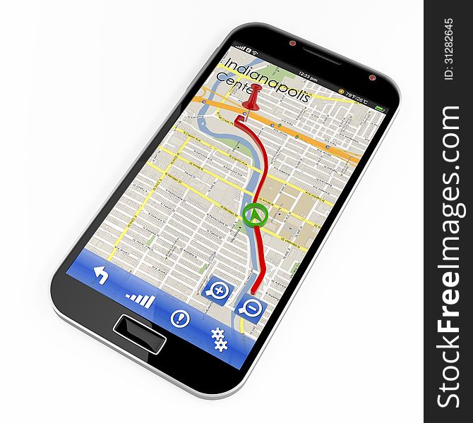 Smartphone With GPS Navigation