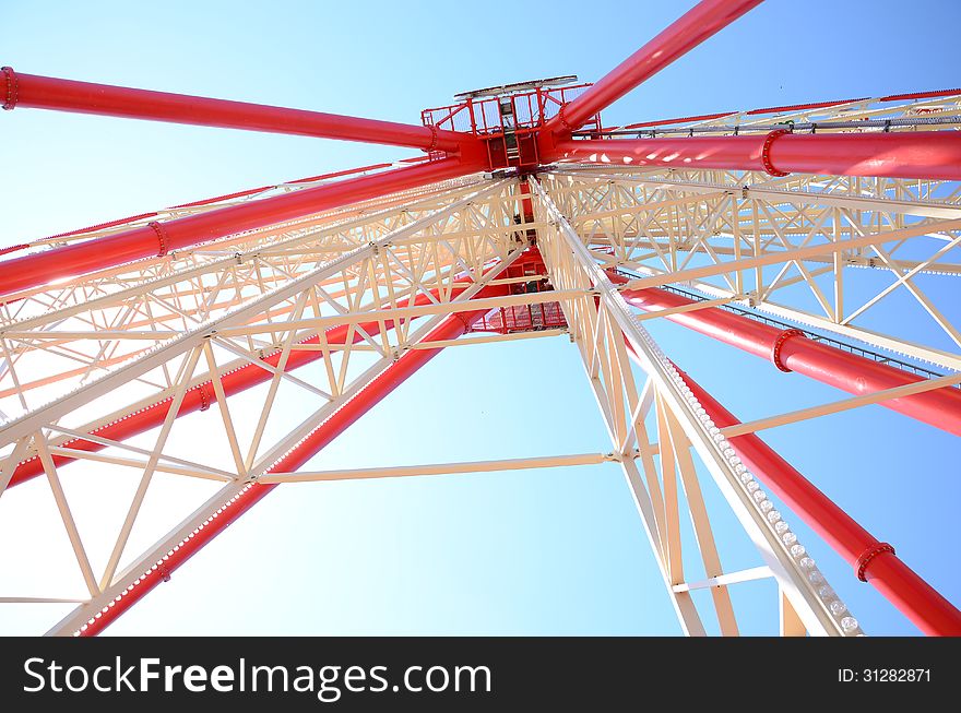 Ferris wheel in Amusement Park