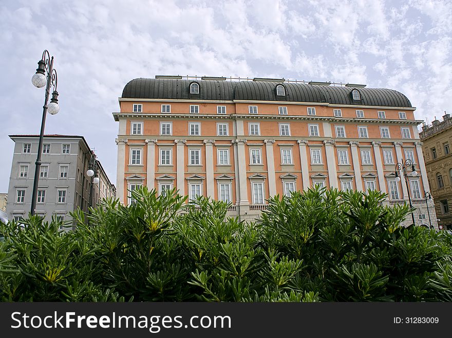 Trieste a very beautiful town in italy