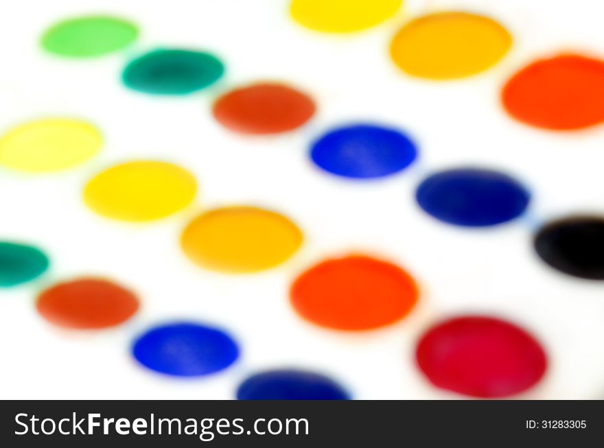 Seamless colorful bokeh with white background