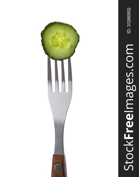 Cucumber On Fork