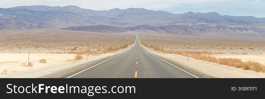 American Road In Death Valley