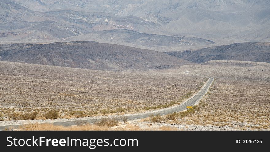 American Road In Death Valley
