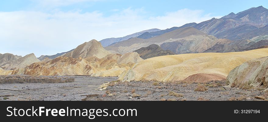 Zabriskie Point at Death Valley, California, USA.