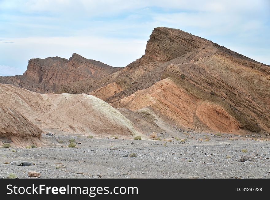 Zabriskie Point at Death Valley, California, USA.