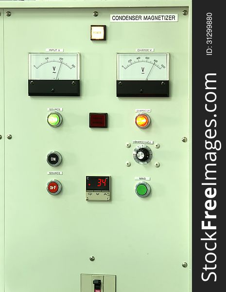 The fire control panel to manage the plant. The fire control panel to manage the plant.