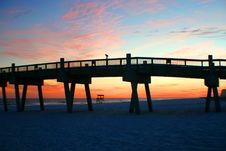 Sunset Pier Stock Photography Sunset Pier Stock Photography
