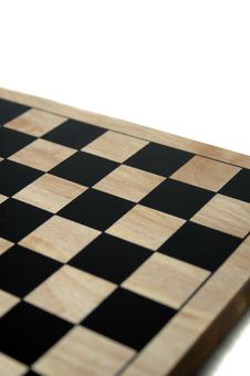 Empty Chess/Checkers Board Royalty Free Stock Photos