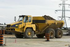 Supersize Dump Truck Royalty Free Stock Photography Supersize Dump Truck Royalty Free Stock Photography