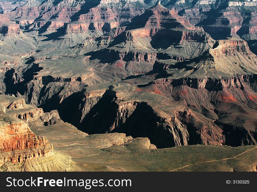 Beautiful view of the grand canyon.