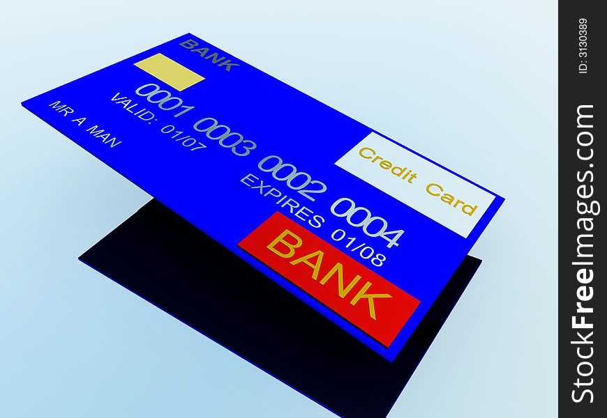 An image of a credit card a good image for banking related concepts. An image of a credit card a good image for banking related concepts.