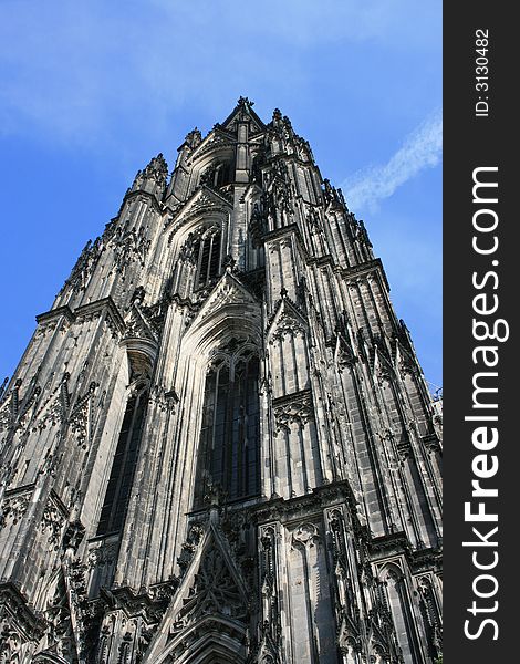 A view of the Cologne Cathedral, Germany.