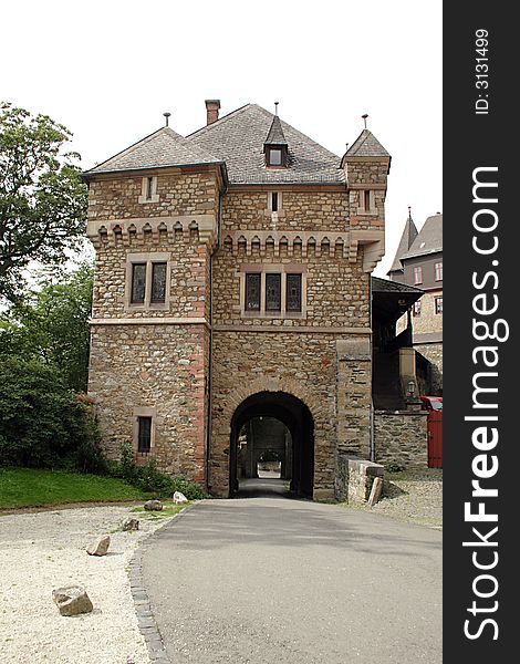 Castle in Braunsfels in Germany. Castle in Braunsfels in Germany