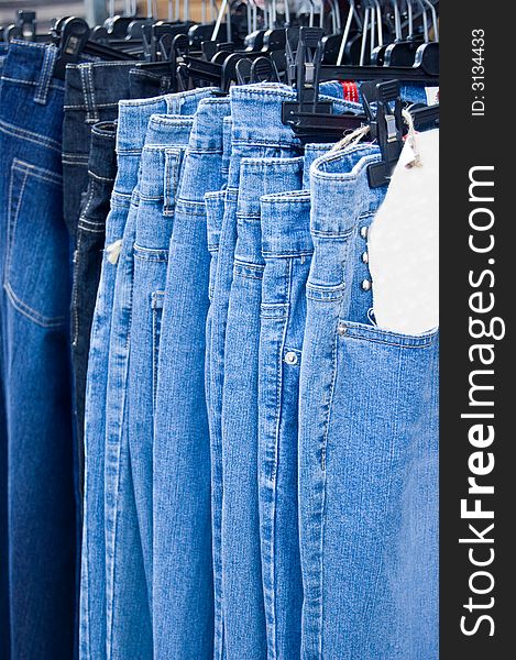 Jeans on the market