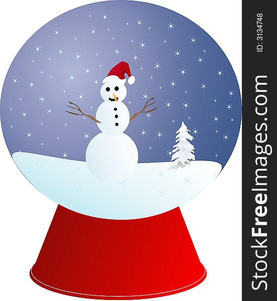 Snowman Christmas Ball